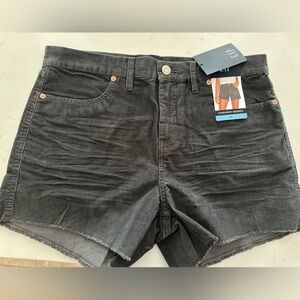 GAP Women's Black Corduroy Denim Shorts
